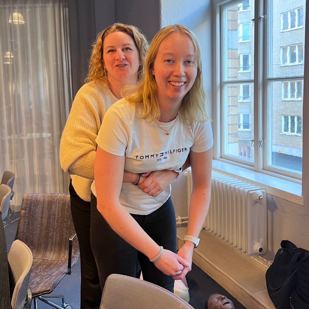 satt i halsen buktryck